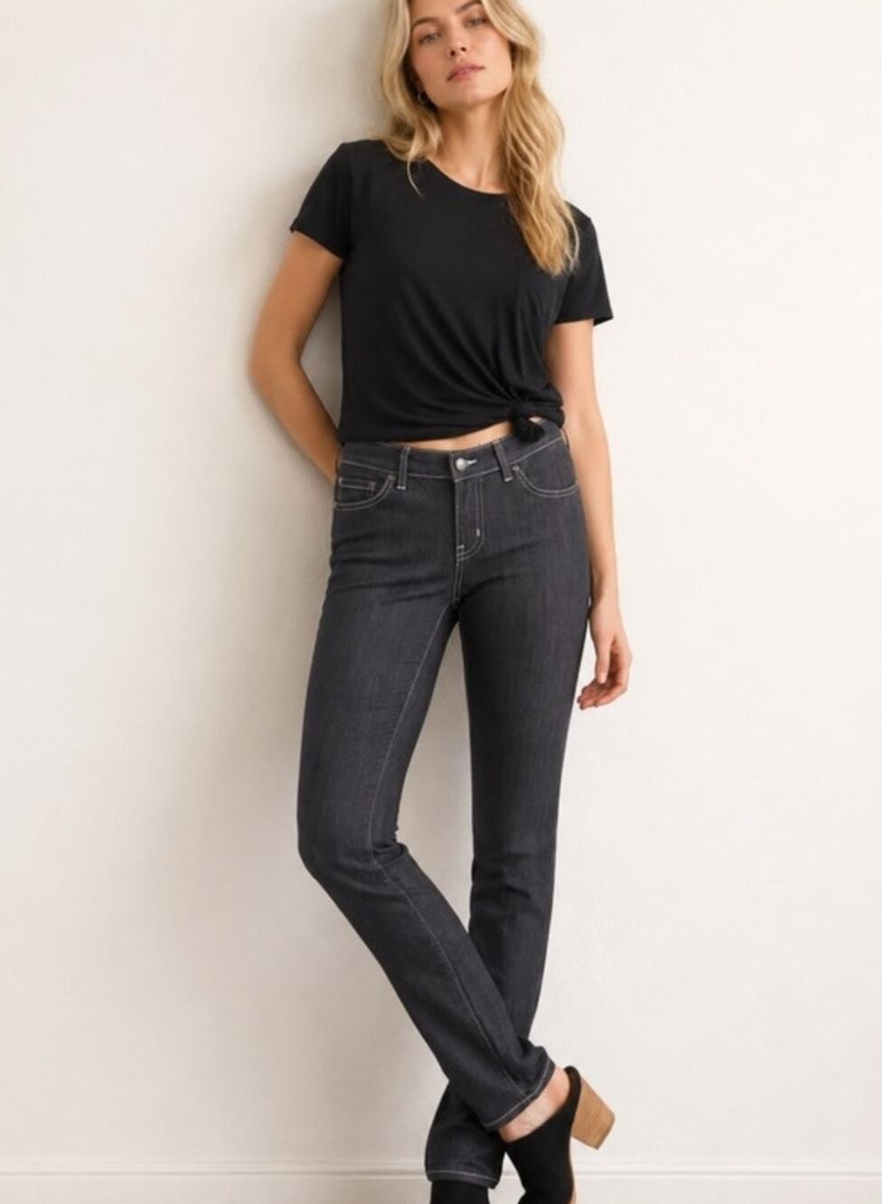 prAna Kara Jeans Women’s 28x28 Skinny Organic Cotton Gorpcore Hiking Travel Slim